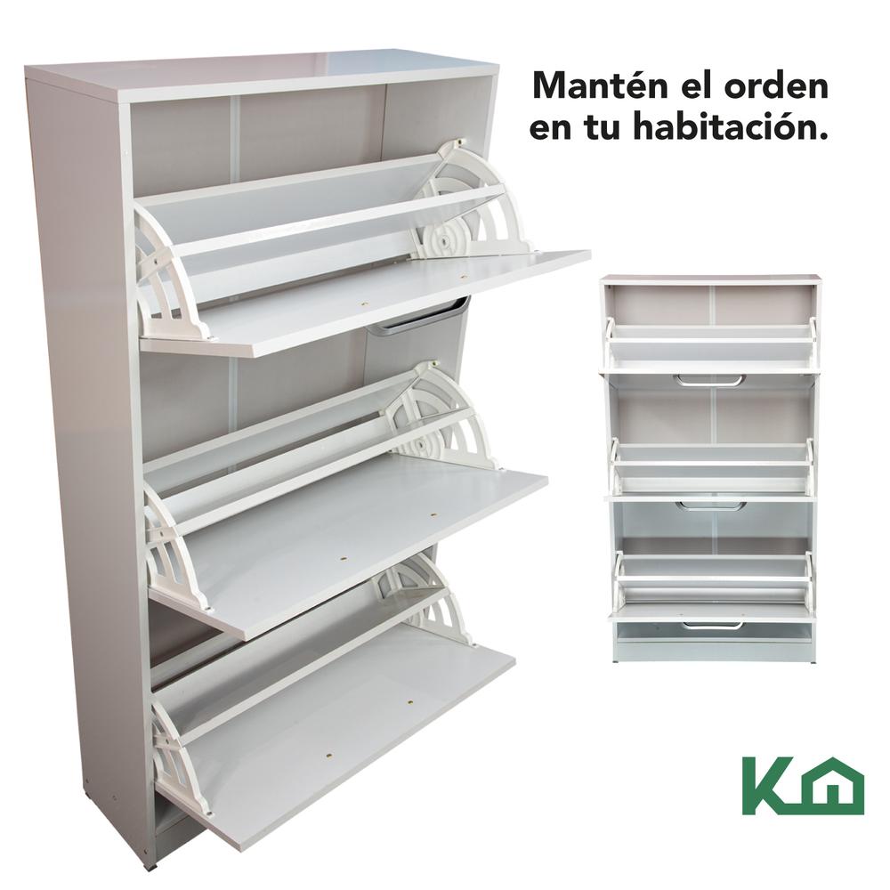 Mueble Zapatero Zapatera Organizador Madera 18 Pares Hogar