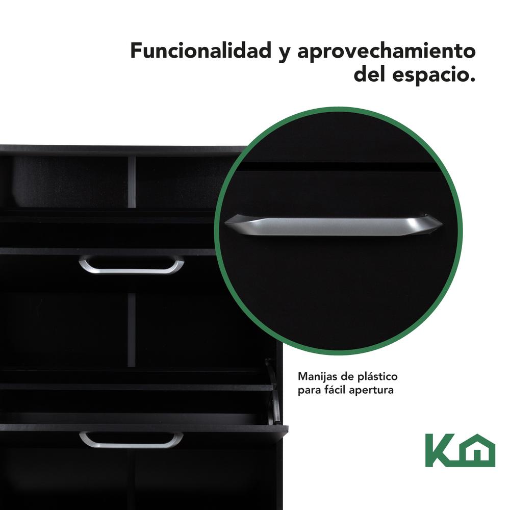 Mueble Zapatero Zapatera Organizador Madera 18 Pares Hogar