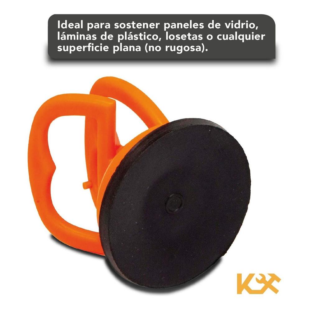 Succionador Copa 50 mm Capacidad 5 Kg Juego 4 Pzs. 302075 Kingsman