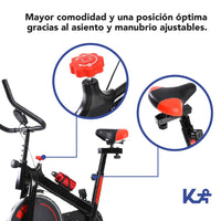 Thumbnail for Bicicleta Fija 8 Kg Spinning Cardio Fitness Kingsports