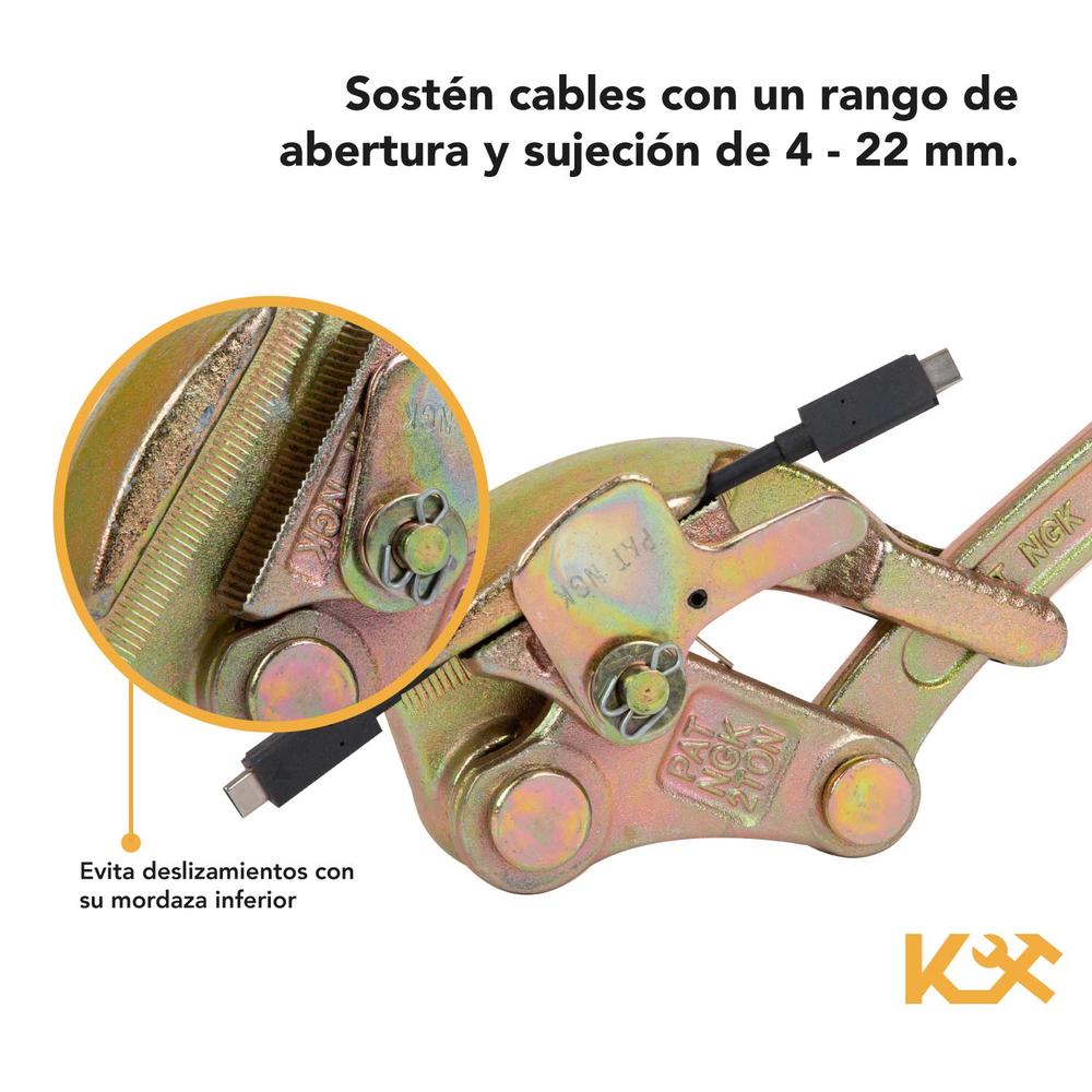 Tensor Cable Quijada Paralela 4-22 mm 2 Ton Kingsman