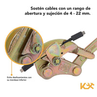 Thumbnail for Tensor Cable Quijada Paralela 4-22 mm 2 Ton Kingsman