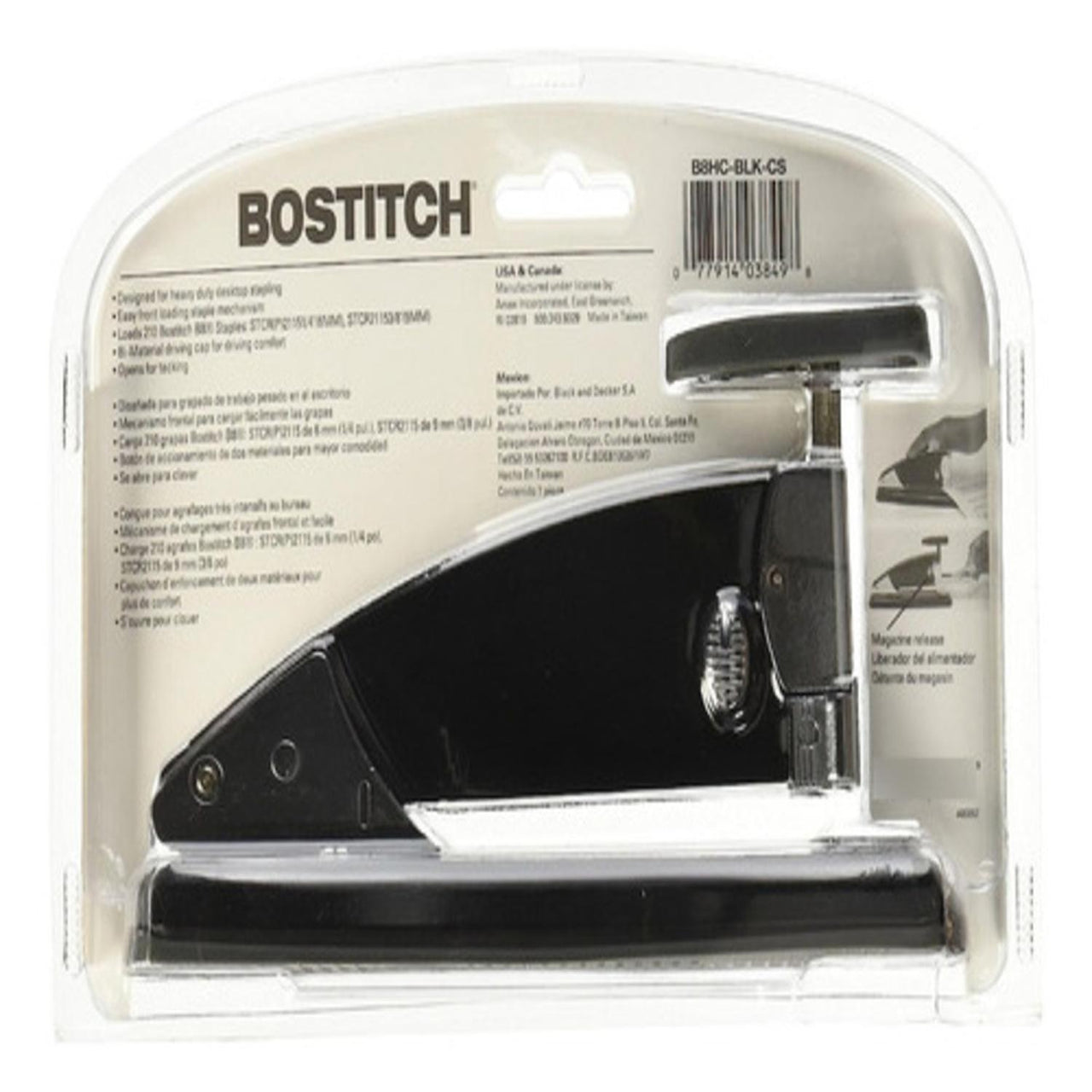 Engrapadora De Golpe Uso Pesado Bostitch B8HC-BLK-CS Oficina