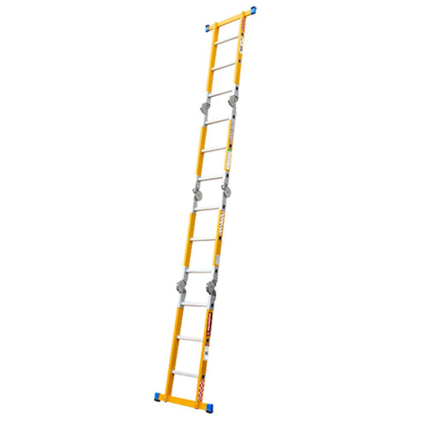 Escalera Multiposiciones Dielectrica Fibra Vidrio Peldaños706755-PEL