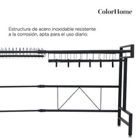 Escurridor De Platos 1 Piso Acero Inoxidable Para FregaderoCHRACK3