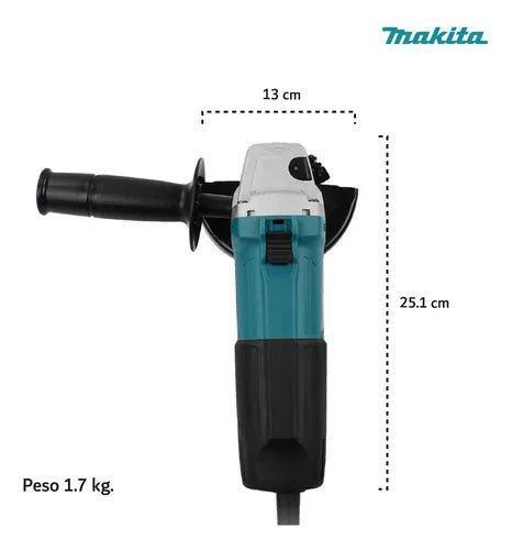 Esmeriladora Angular 4 1/2 540w Azul M0901B Makita