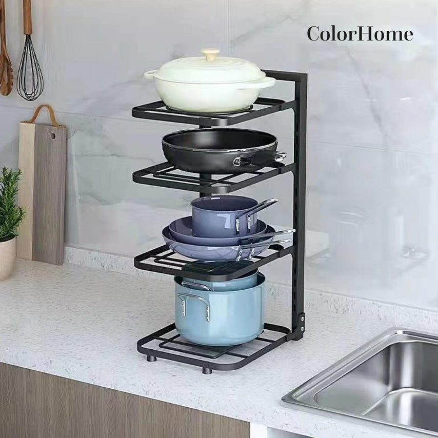 Estante Organizador Para Ollas y Sartenes Cocina 4 RepisasCHRACK2