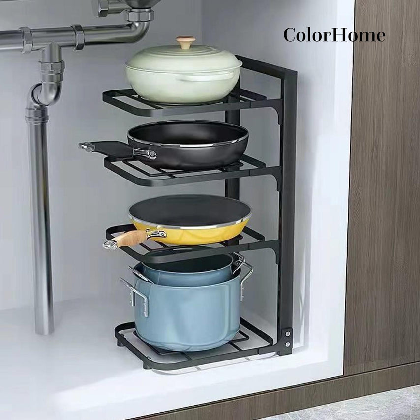 Estante Organizador Para Ollas y Sartenes Cocina 4 RepisasCHRACK2