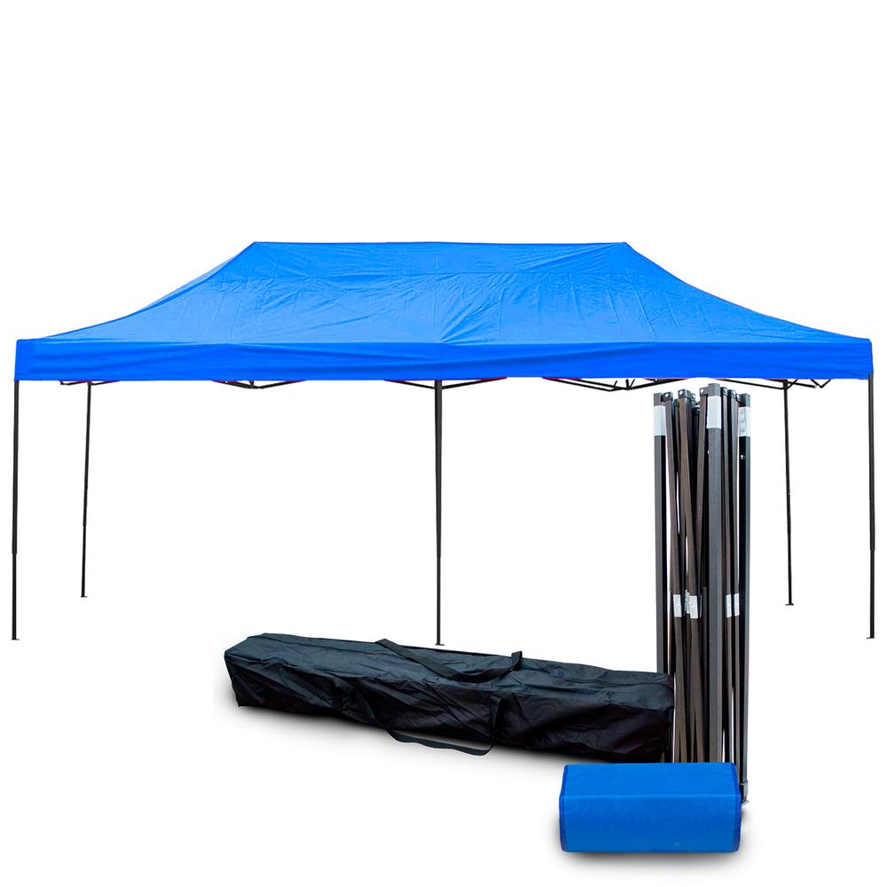 Toldo Carpa Impermeable Plegable De Acero 3x6m Kingsman