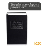 Thumbnail for Caja Valor Camuflaje Forma de Libro Plastico 18 cm Con Combinación Negro TS0209M Kingsman