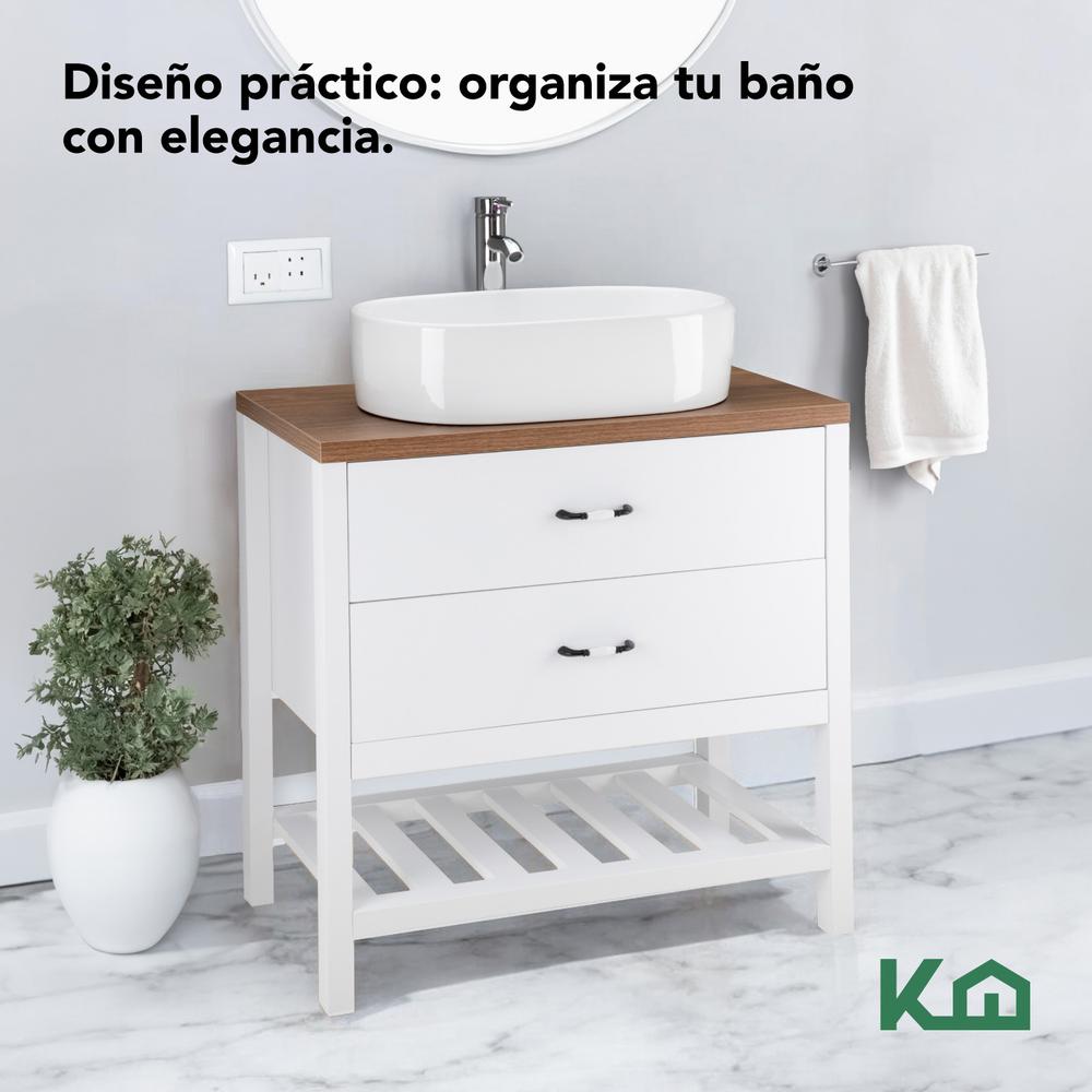 Mueble Gabinete Para Baño Lavamanos Lavabo Cajones y Repisa