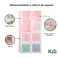 Thumbnail for Armario De Plastico Closet Organizador Niños Portatil Cubos