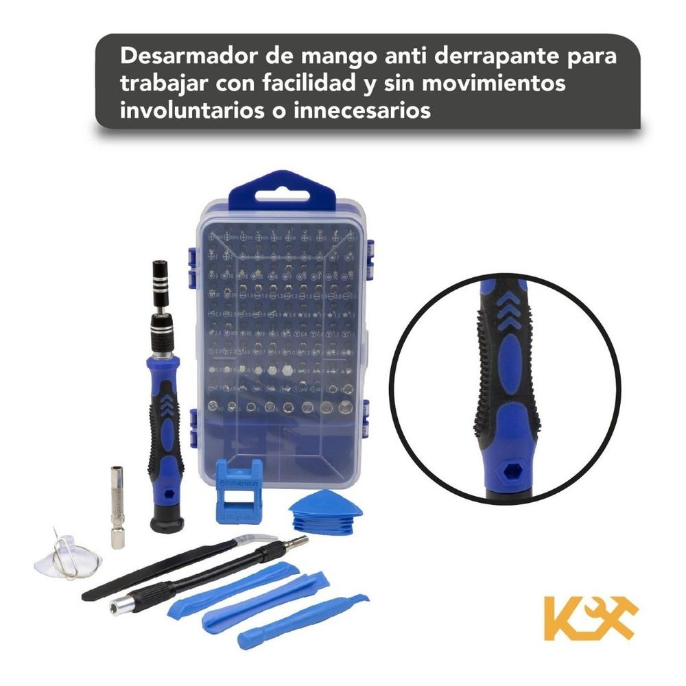 Herramienta Reparacion de Celular y Varios Equipos con 117 Piezas 300160 Kingsman