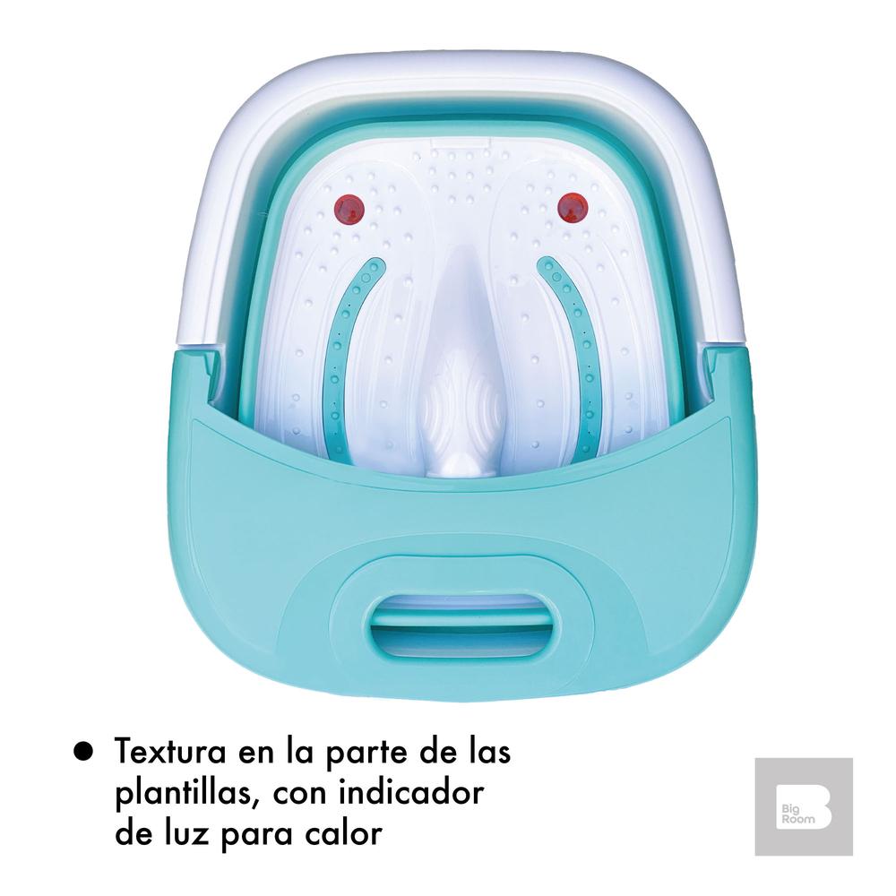 Tina Para Pies Con Vibración Plegable Relajante Spa