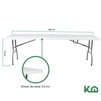 Thumbnail for Toldo Carpa Impermeable 3x3 M + Mesa Plegable 180cm portatil