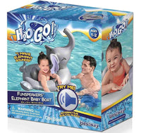 Thumbnail for Flotador Inflable Infantil Elefante Baby Boat Musical 96.5x84 cm Modelo 34152 Bestway