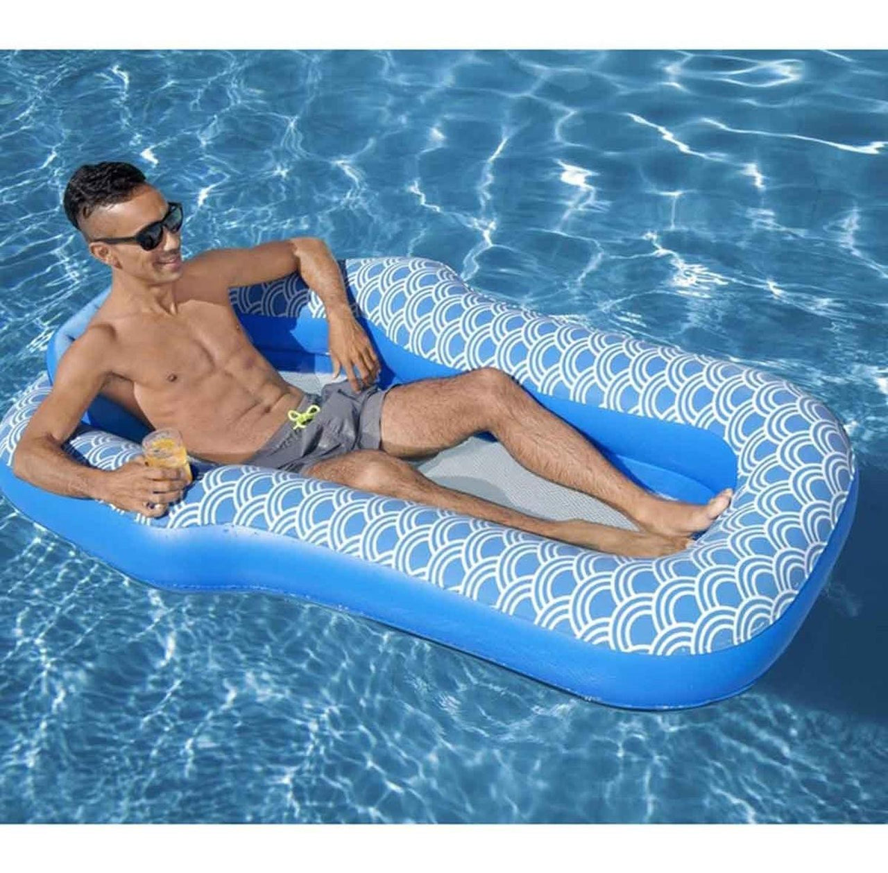 Flotador Inflable Para Alberca Almohada Removible Bestway