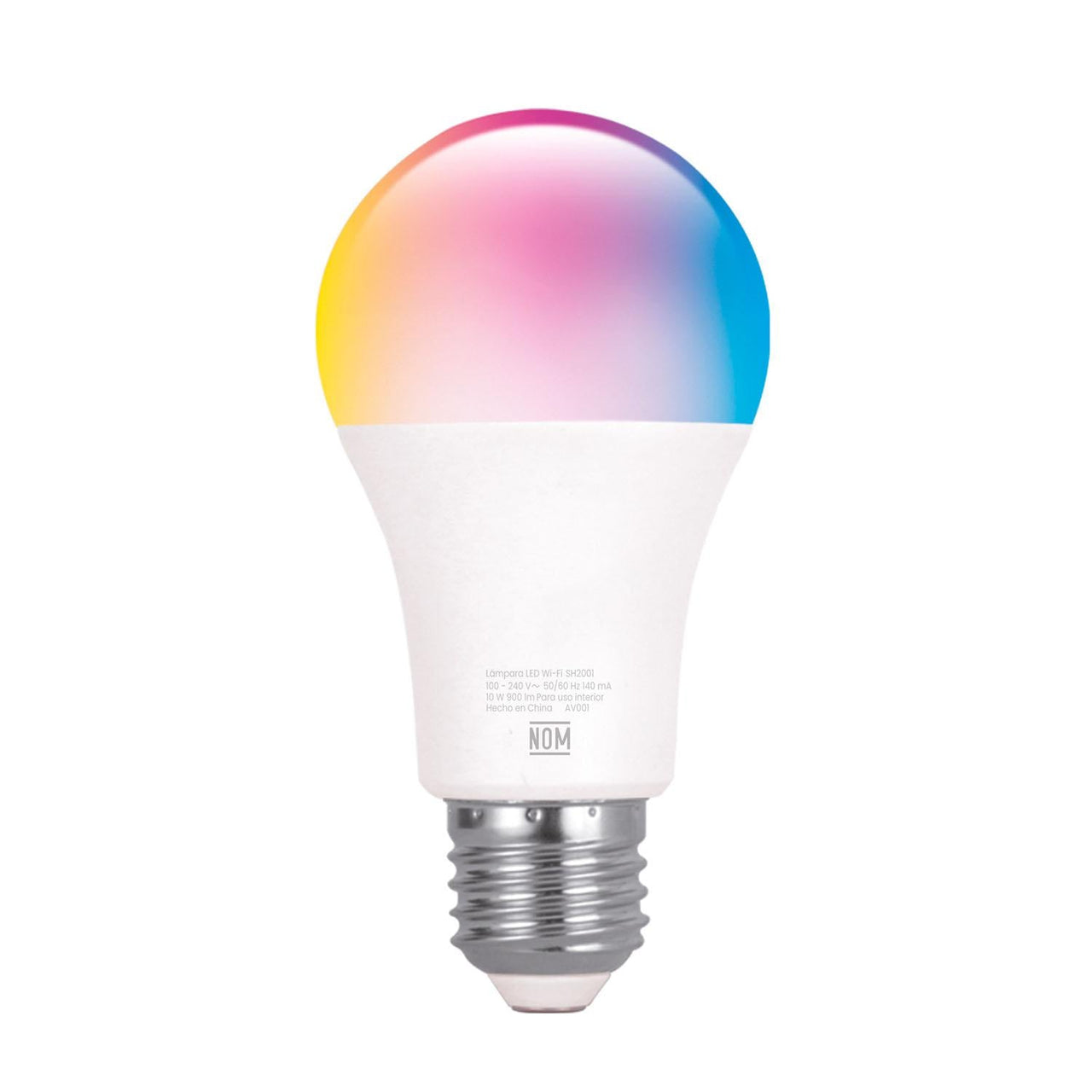 Foco Wifi 10w Smarthome Multicolor A19 100-240V Rgb Avia