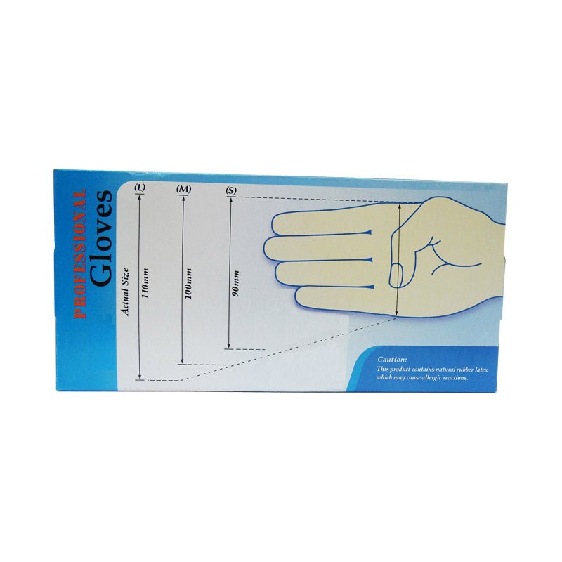 Guante Mediano Latex Blanco Splash Caja 100 Piezas 1440-M Lobo1440-M-MUL