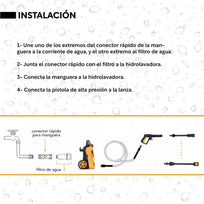 Hidrolavadora 1600 W HIDROKING2000 KingsmanHIDROKING2000