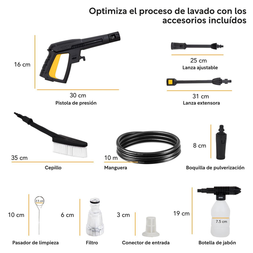 Hidrolavadora 2000 W HIDROKING2200RC KingsmanHIDROKING2200RC