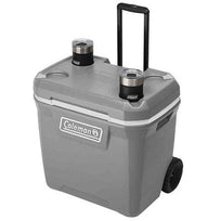 Hielera 316 Cooler 65 QT para 101 Latas Gris con Ruedas 3000006476 Coleman3000006476