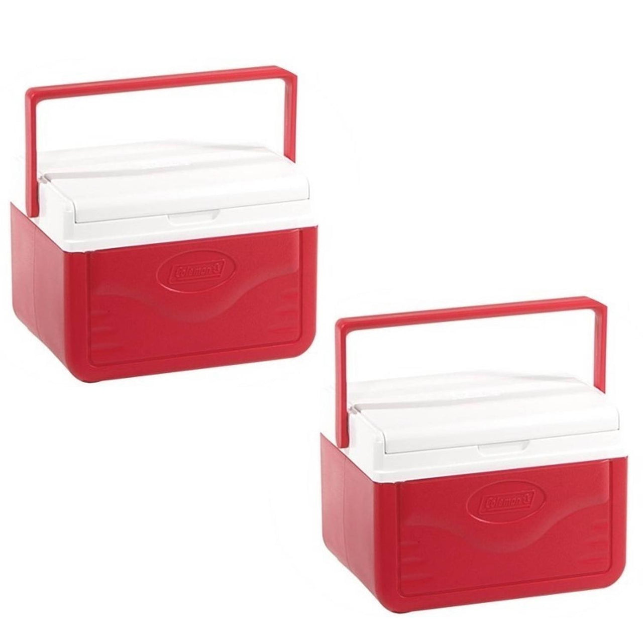 Hielera 5 Cuartos Roja Personal 6 Latas Coleman 2 Piezas