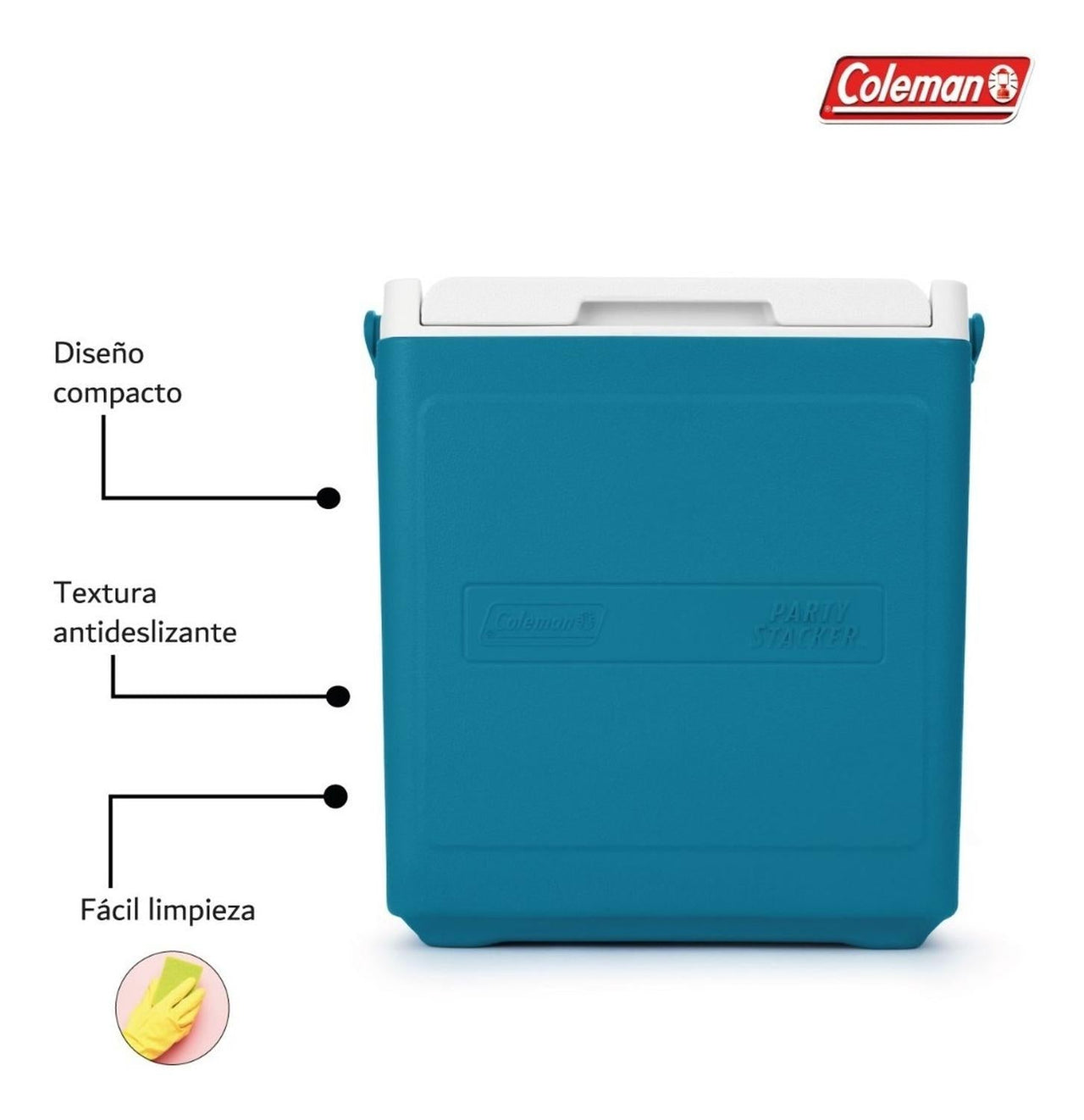 Hielera Coleman Chiller 18qt 17lts Para 20 Latas Portatil