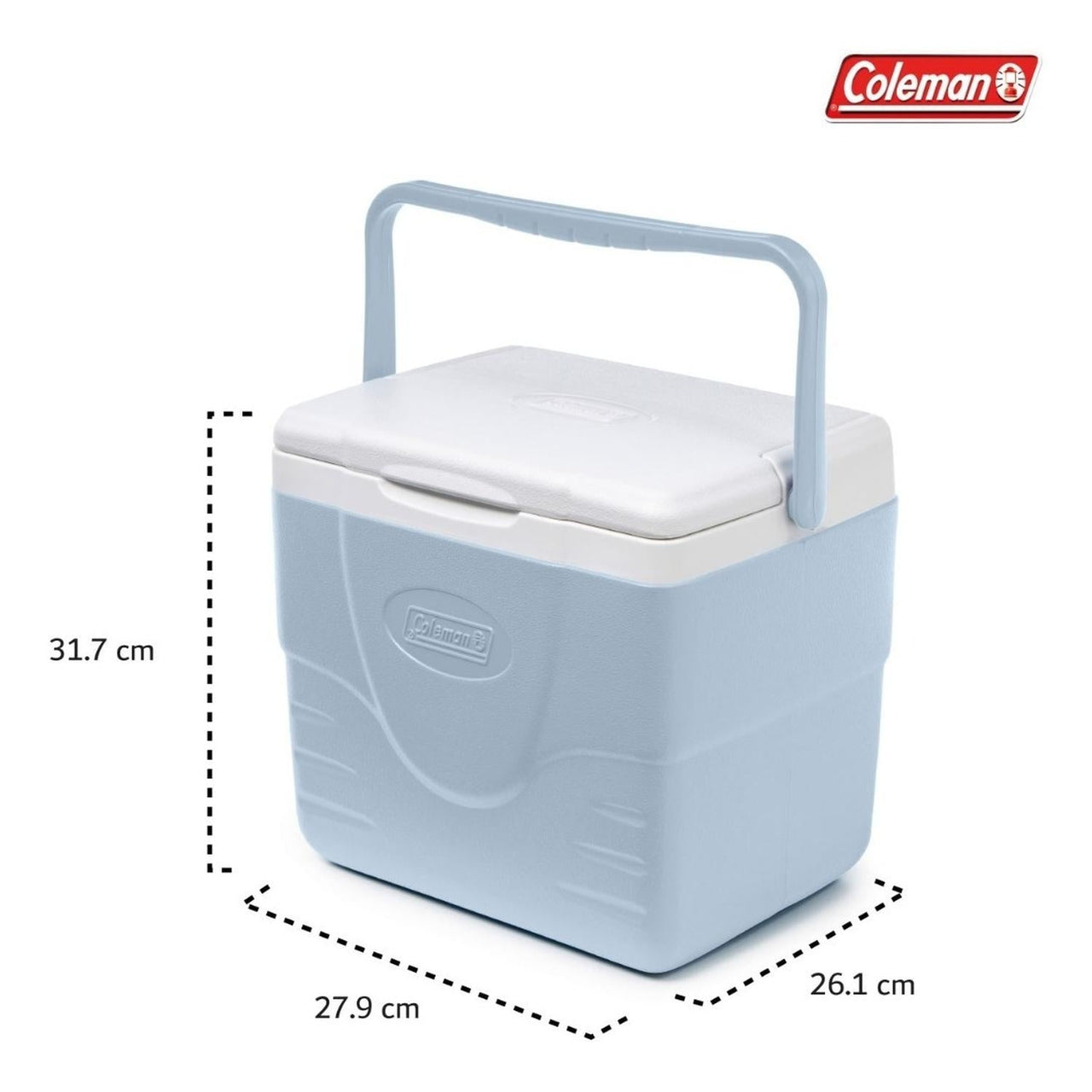 Hielera Coleman Portatil Con Asa 9qt 8 Litros Para 10 Latas