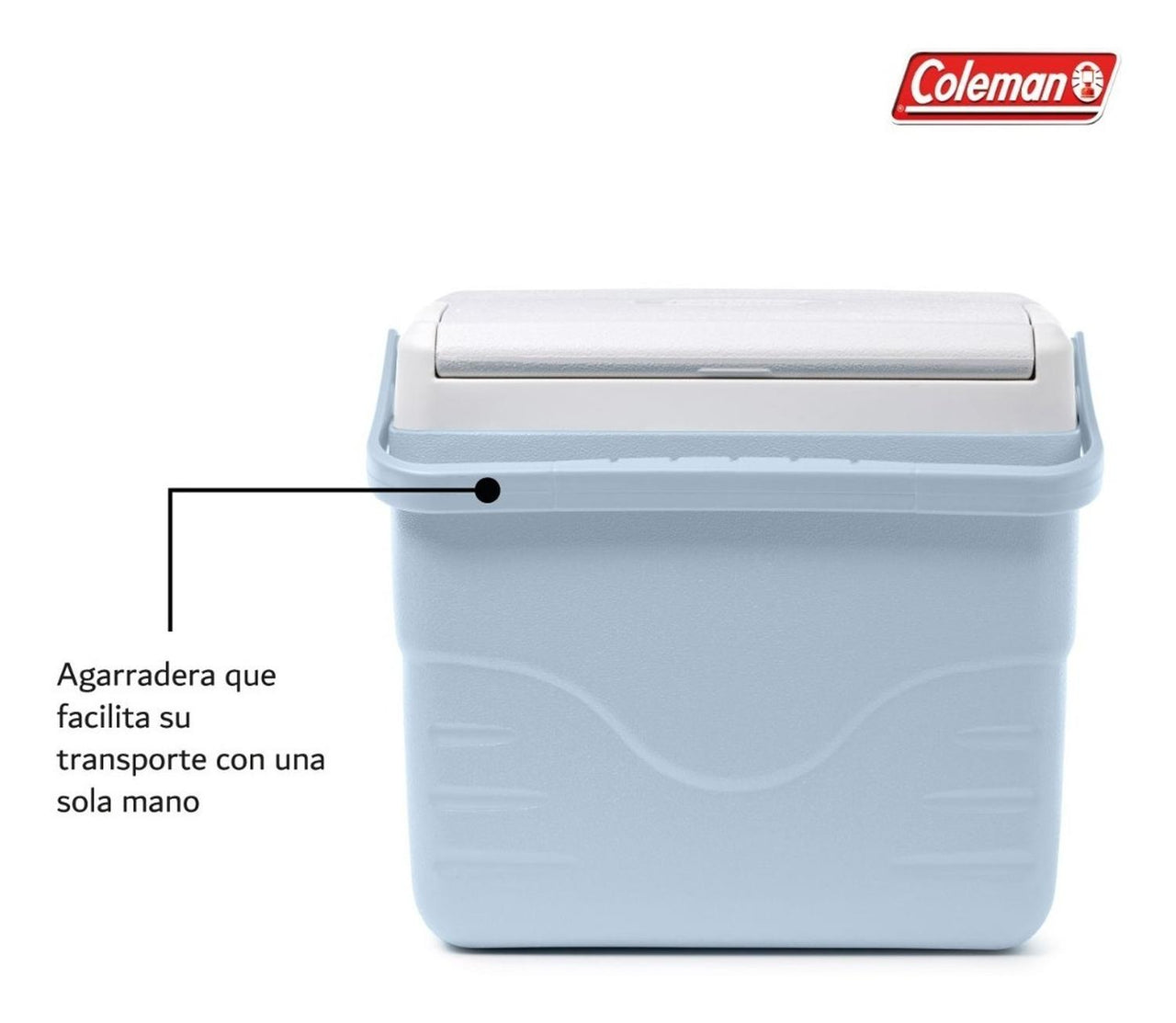 Hielera Coleman Portatil Con Asa 9qt 8 Litros Para 10 Latas