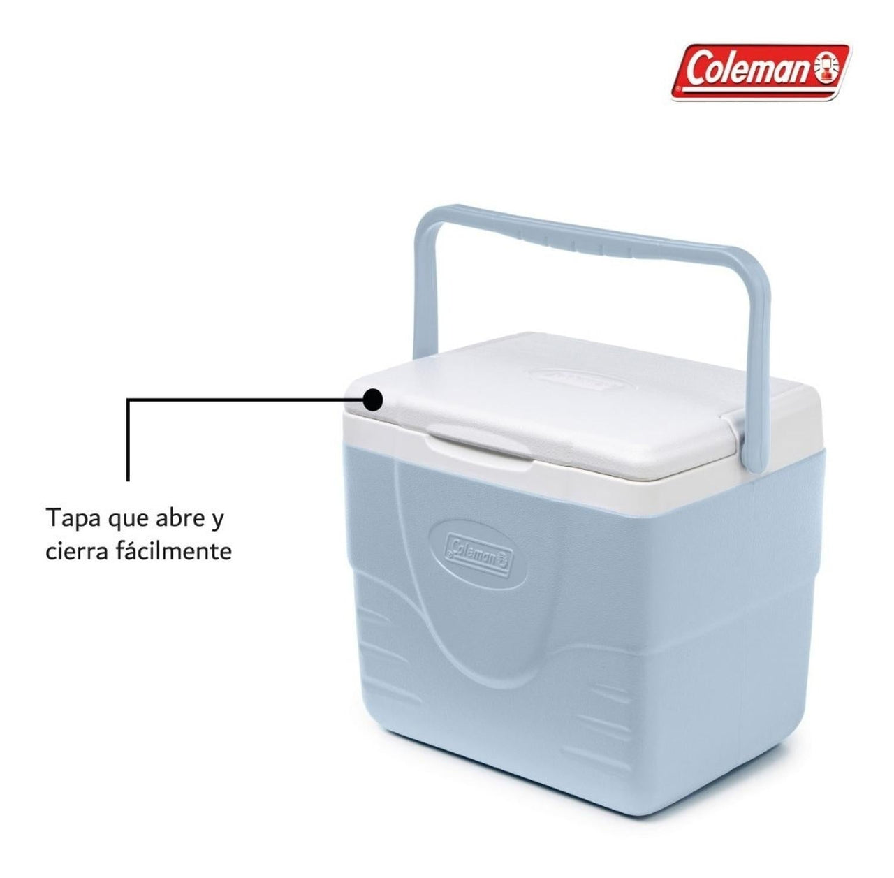 Hielera Coleman Portatil Con Asa 9qt 8 Litros Para 10 Latas