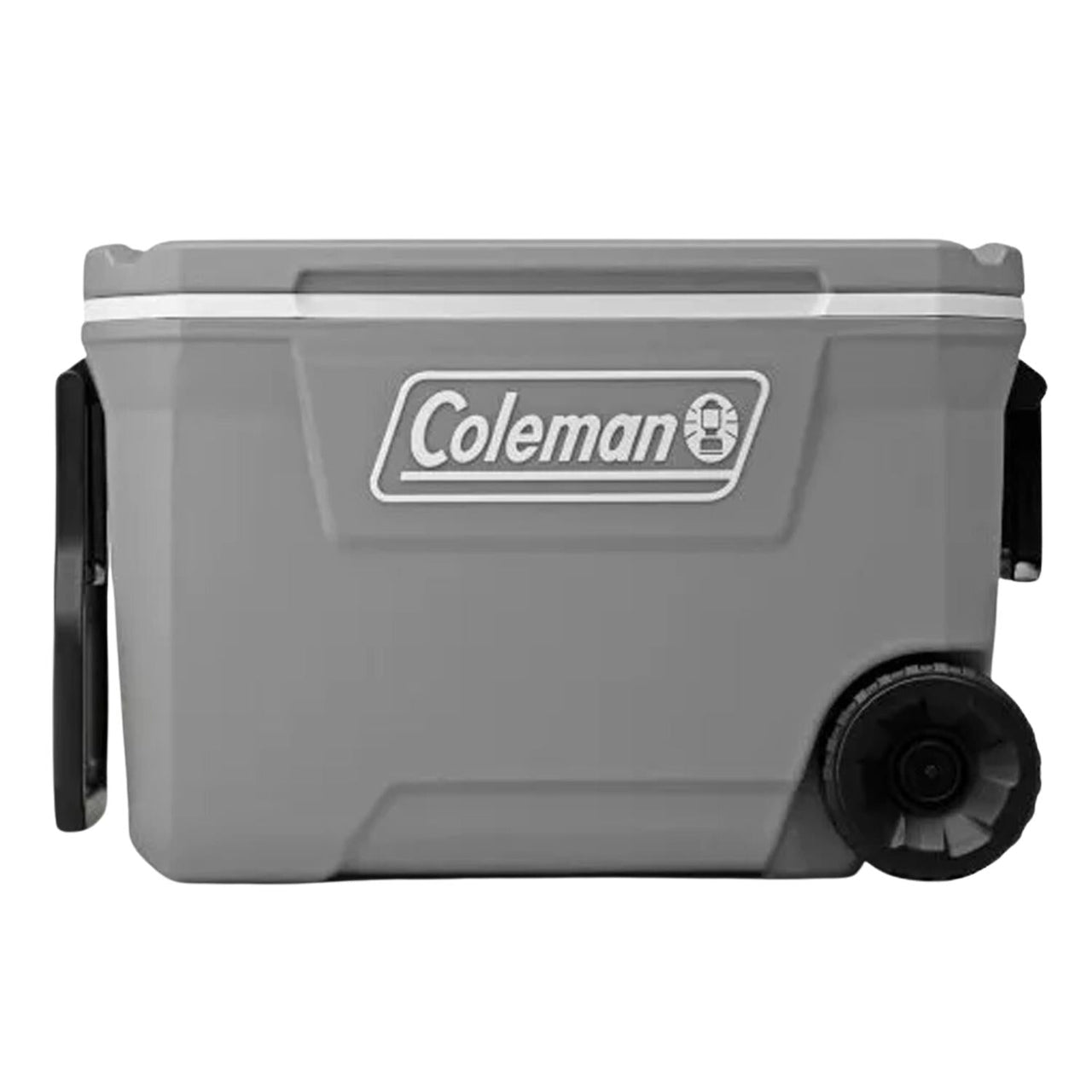 Hielera Con Ruedas Porta Vaso 101 Latas 62 Qt Gris Coleman