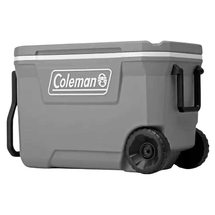 Hielera Con Ruedas Porta Vaso 101 Latas 62 Qt Gris Coleman3000006487