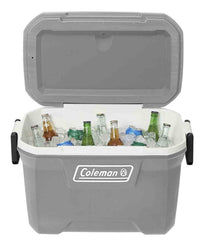 Hielera Cooler Gris 52 Qt 49lts 80 Latas Portavasos Coleman3000006572