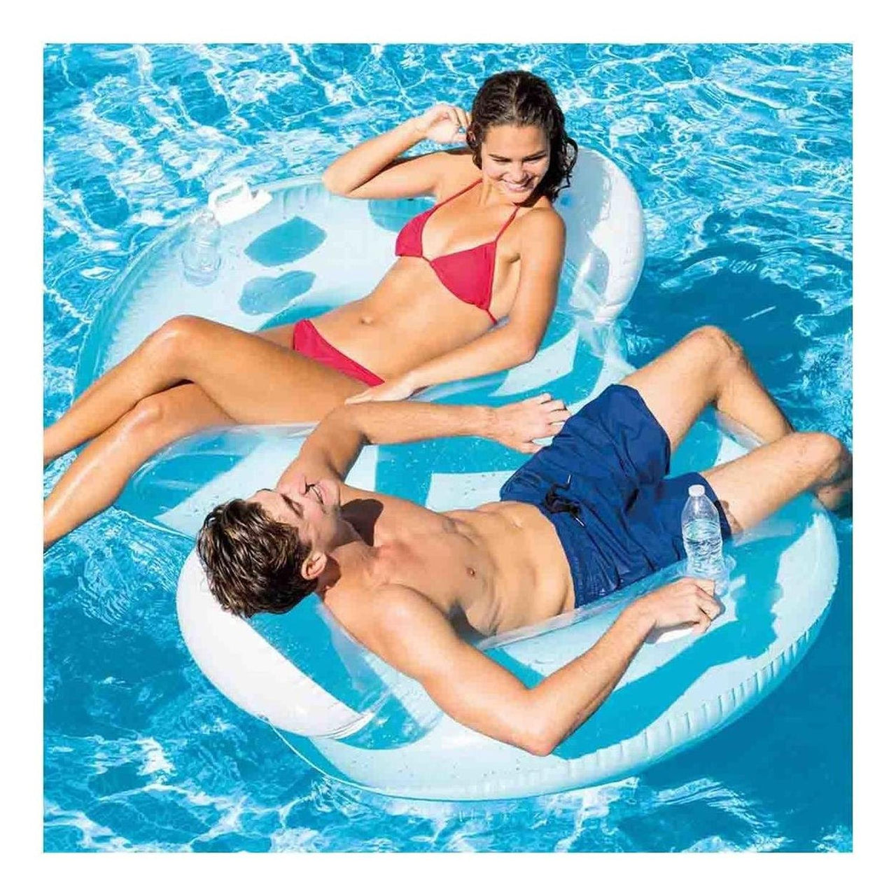 Inflable Flotador Salvavida Para Alberca Piscina Doble Intex