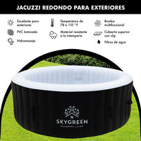 Jacuzzi Doble Filtro Hidromasaje Inflable Para 4 PersonasHJJRRE000001