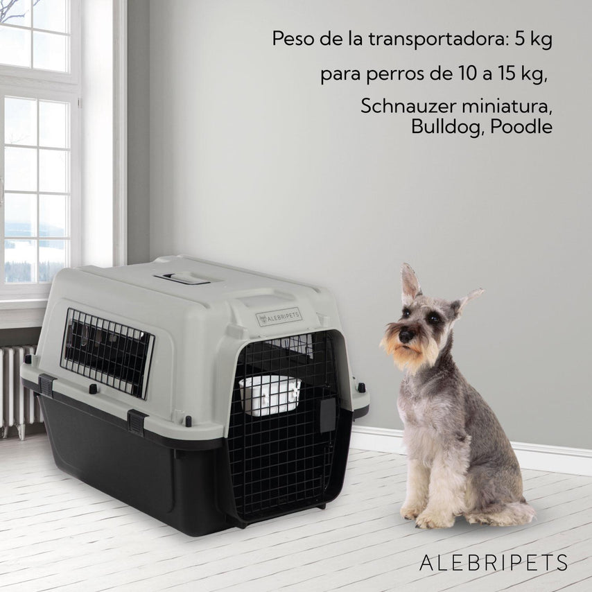 Jaula Transportadora Para Perro Mascota IATA 70 x 52 x 48 cmALEBRIPETGOL