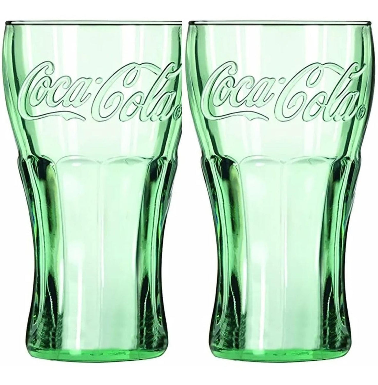 Juego 12 Vasos Vidrio Coca Cola 495 Ml Beber Cocina Libbey