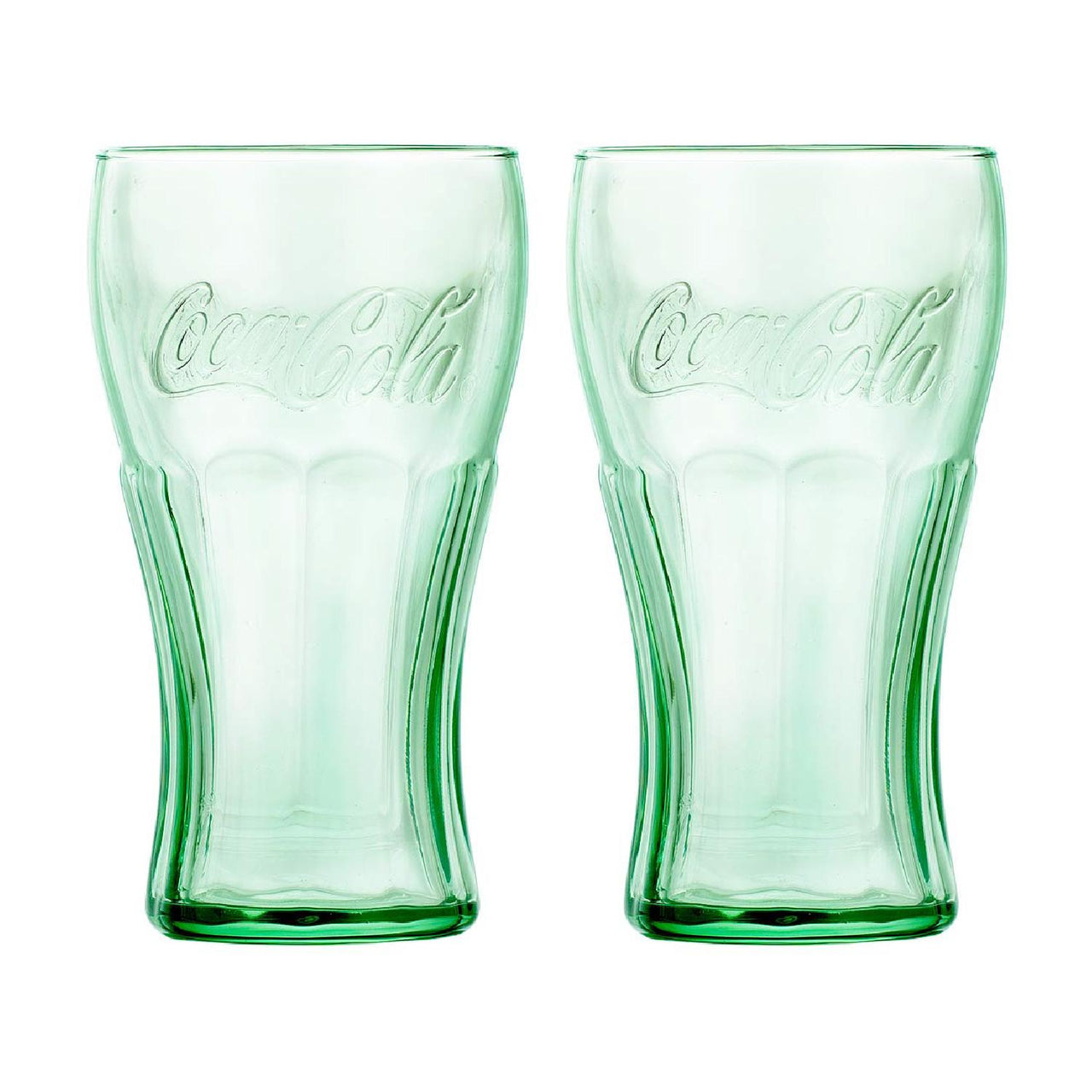 Juego 20 Vasos De Vidrio Coca Cola Vintage 495 Ml Libbey