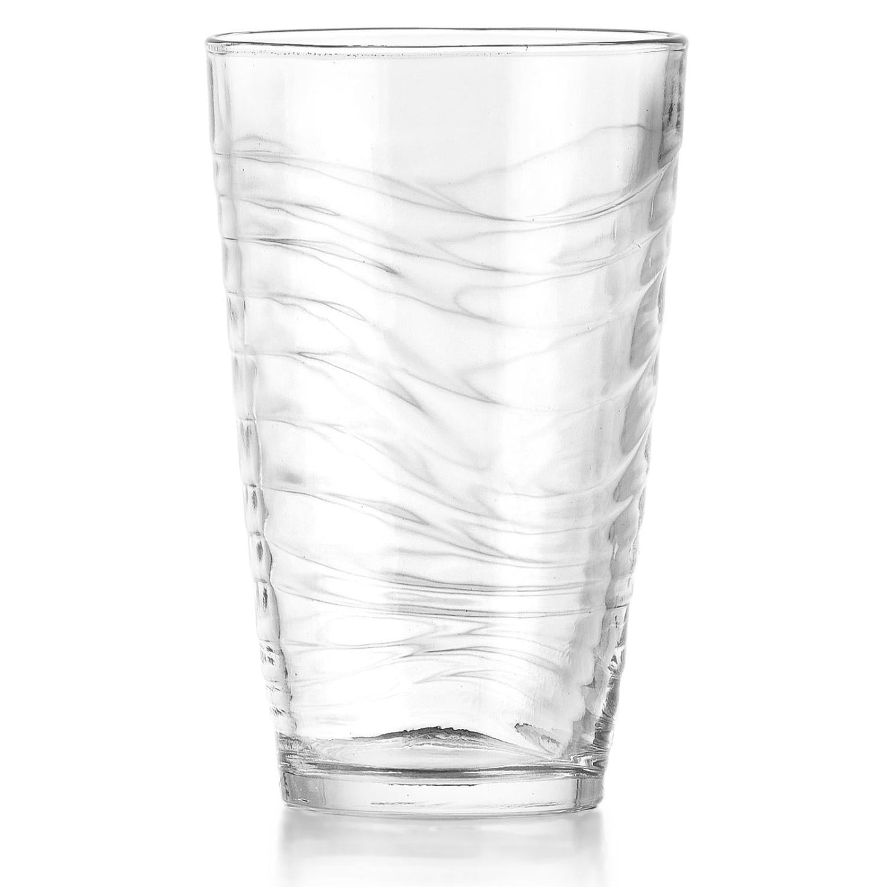 Juego 4 Vasos De Vidrio 528ml Multiuso Crista 4 Piezas