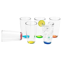 Juego Vasos Atomizados 6pzs 316ml Cocina Beber Santa Elenita1704270-LIB