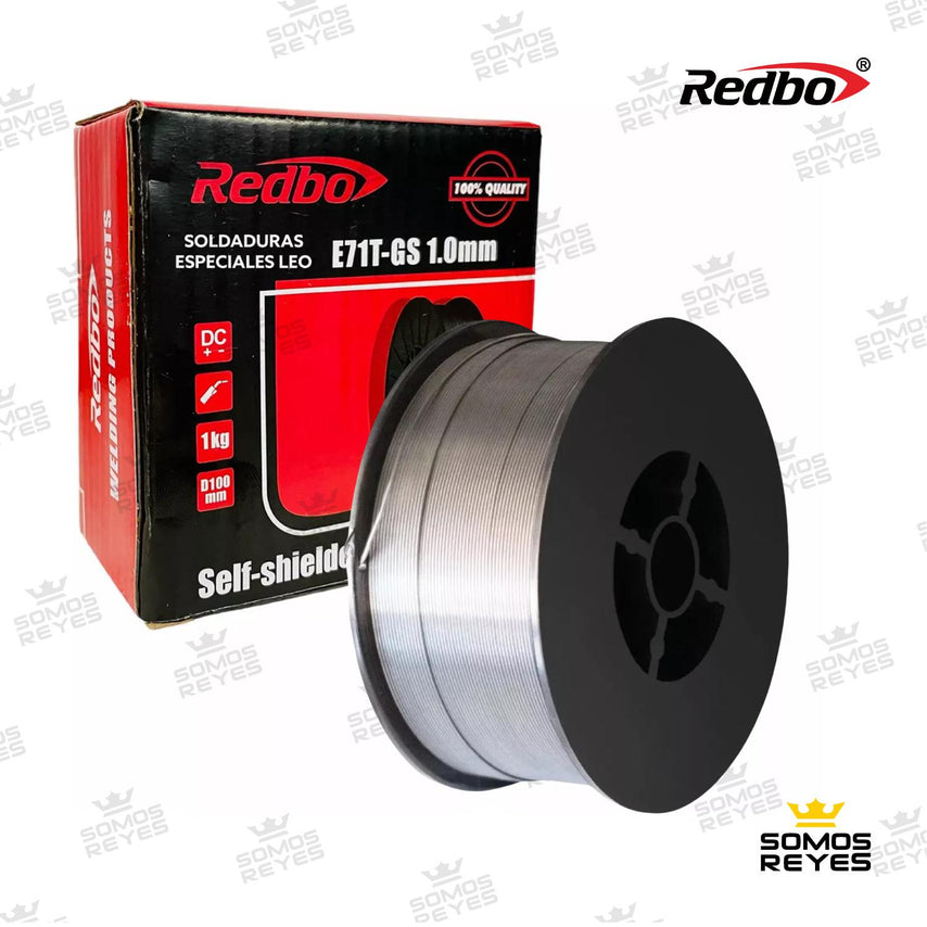 Kit 3 Rollos Microalambre Soldar 1kg 1.00mm Fluxcore Sin GasCOMBO-REDBO-03