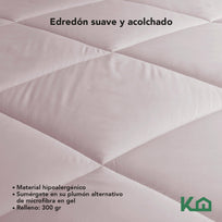 Colchón Matrimonial Memory + Juego De Sábanas + Edredón 5 PzKITDOUBLEGW