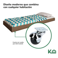 Litera Doble Individual + Base Cama Individual KingsHouseKINGBUNKMIX2