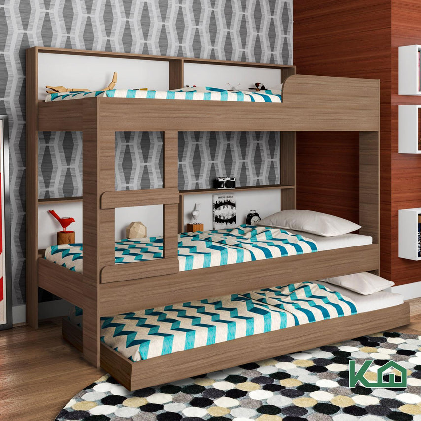 Litera Doble Individual + Base Cama Individual KingsHouseKINGBUNKMIX2