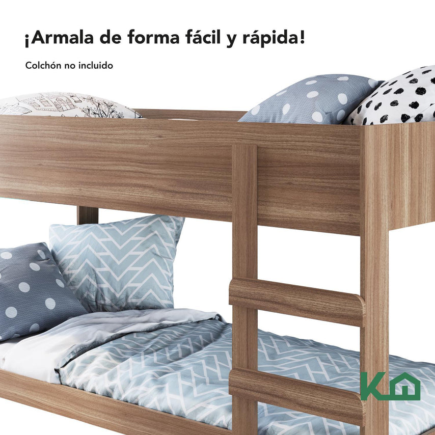 Litera Doble Individual Base Cama KingsHouse DesmontableKINGBUNK3