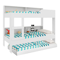 Litera Doble Individual + Cama Base Individual KingsHouseKINGBUNKMIX1