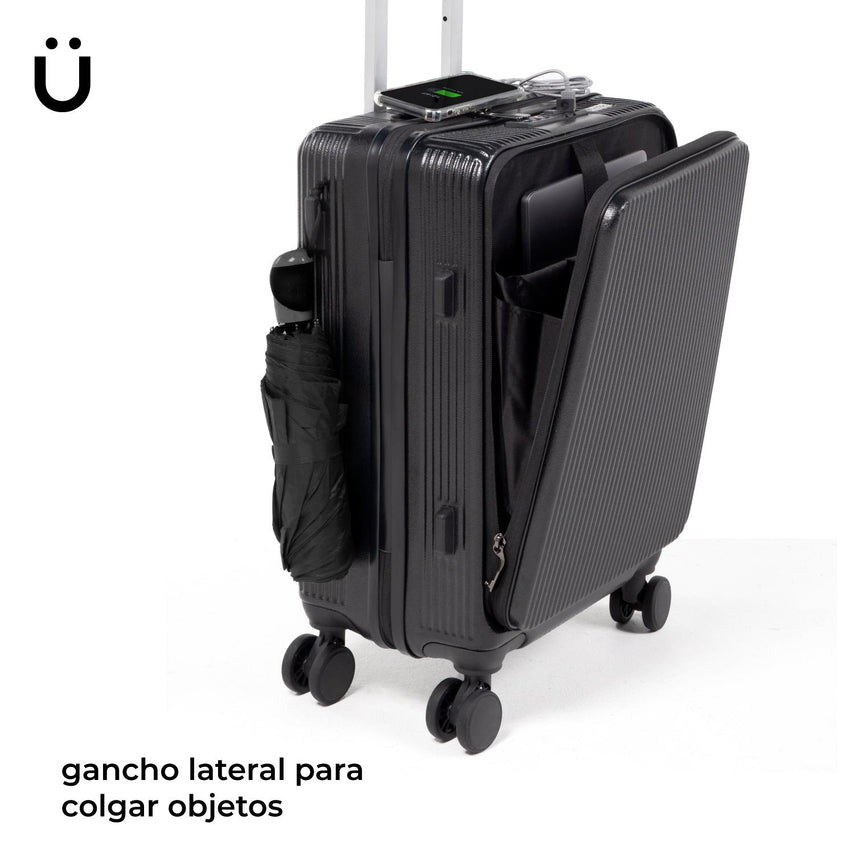 Maleta Mano Carry On Bolsa Porta Laptop Puerto USB CandadoRUM200