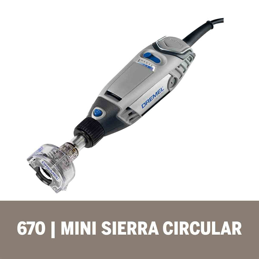 Minisierra Accesorio Mototool 670 Madera Aluminio Dremel26150670AC-DRE