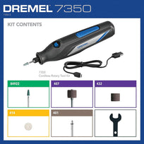 Mototool Inalámbrico Dremel 7350 4v 12000 Rpm + 5 AccesoriosF0137350LA - DRE